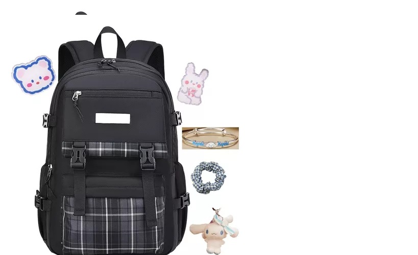 M Mochila Escolar Kawaii De Moda Accesorios Gran Capacidad multi bolsillo Mochila Impermeable Mochilas Mujer