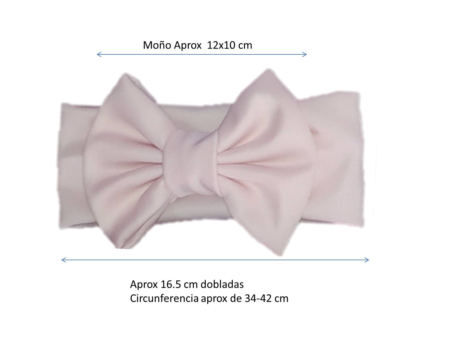 10 banditas Tiaras de moño para bebe niña 0-6 M, Turbantes, accesorios bebe, regalo baby.