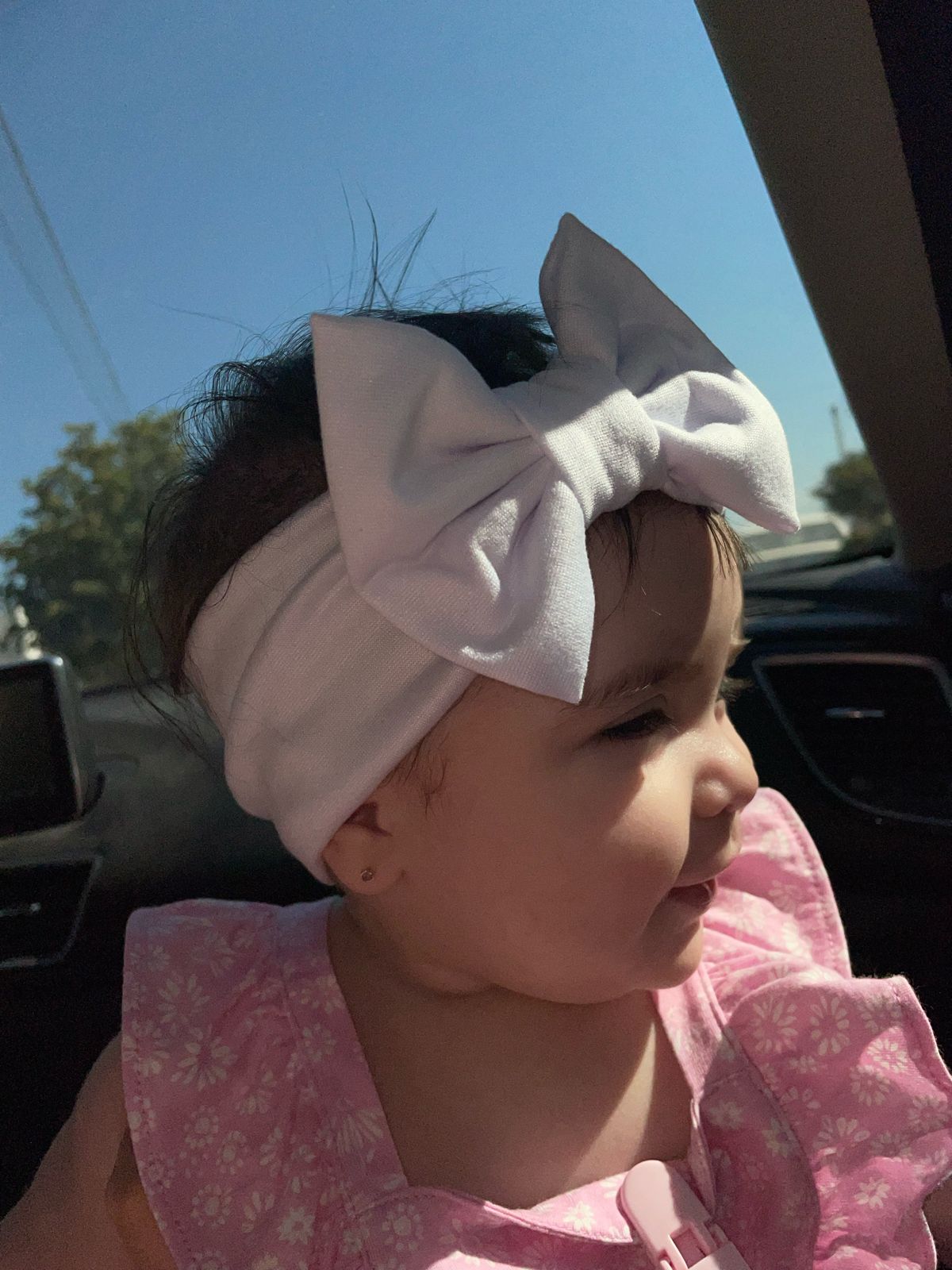 10 banditas Tiaras de moño para bebe niña 0-6 M, Turbantes, accesorios bebe, regalo baby.