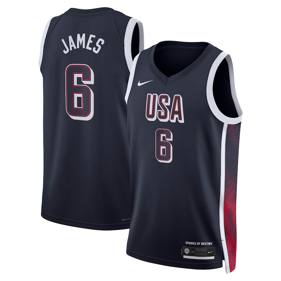 Nuevo! Jersey Dream Team USA Juegos Olimpicos Olimpiadas Paris