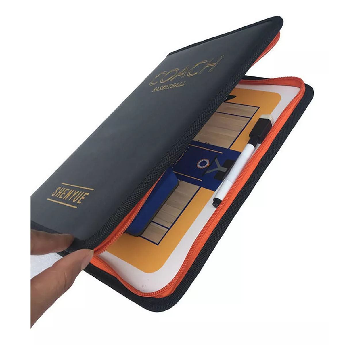 Tablas Tácticas De Basquetbol Imantada Con Marcador Y Fichas.