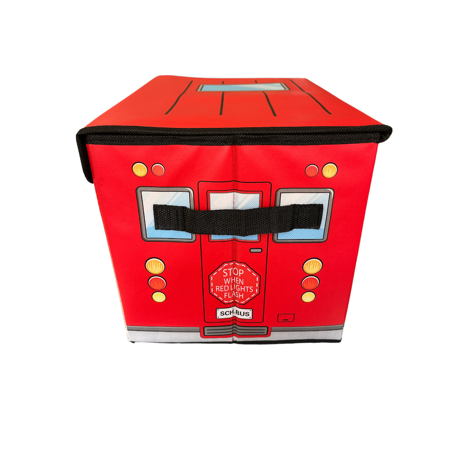 2 Cajas Juguetero Organizador Contenedor Plegable Infantil Para Niños - Rojo.