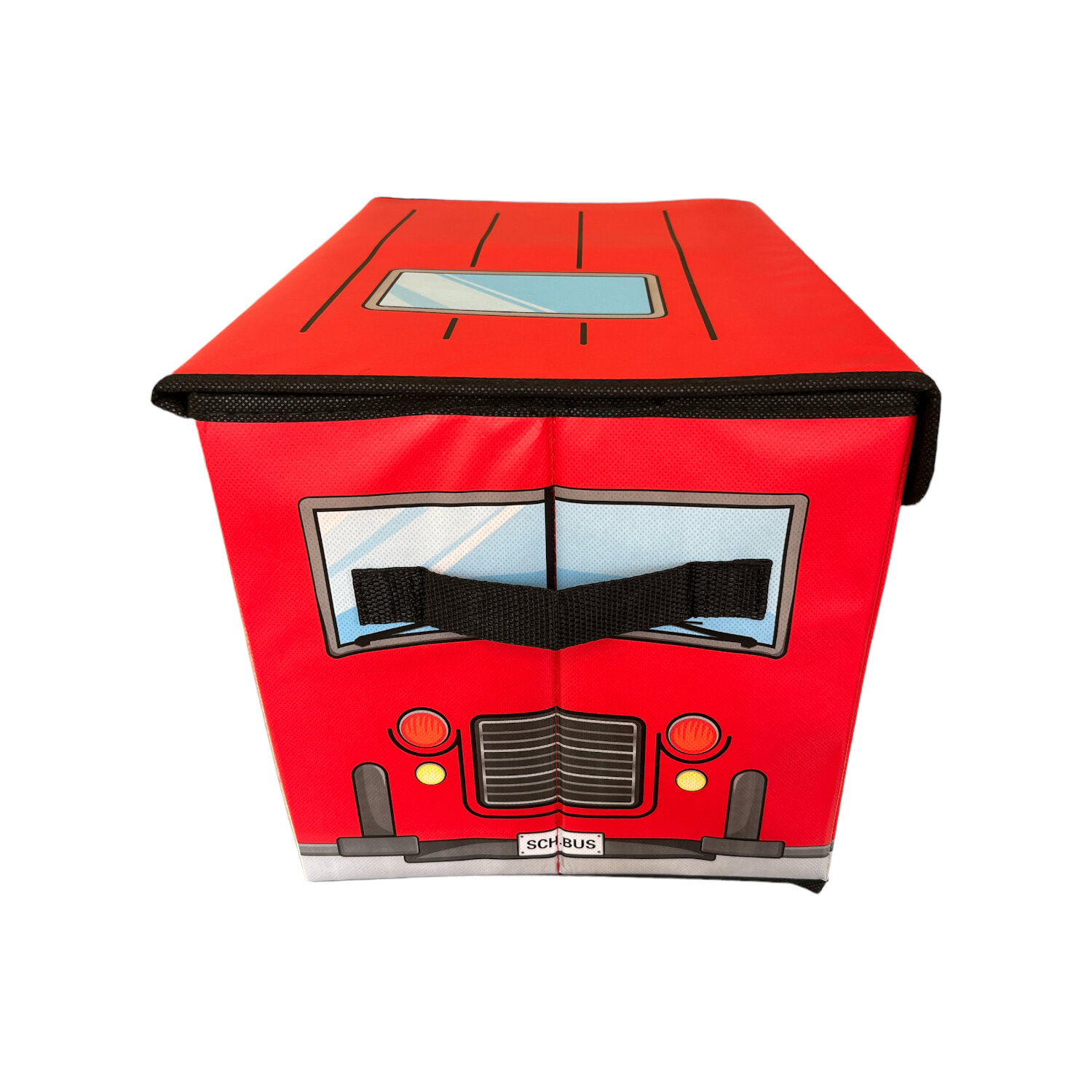 2 Cajas Juguetero Organizador Contenedor Plegable Infantil Para Niños - Rojo.