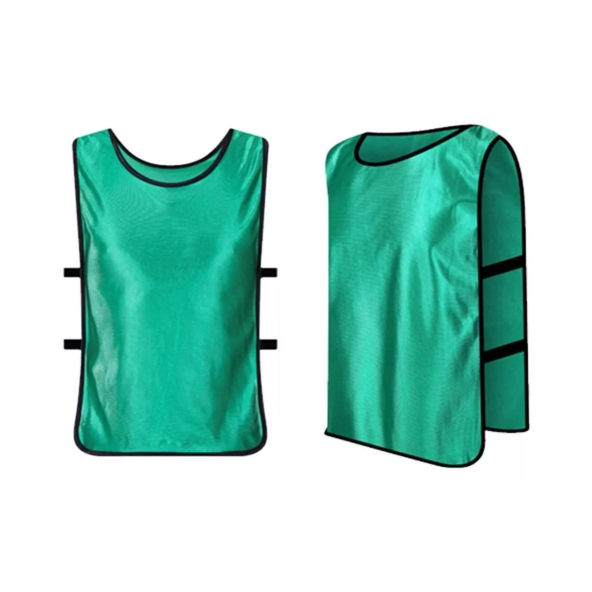 10pz Casacas Chaleco Entrenamiento Deportivo Futbol Adultos Verde Deportes.