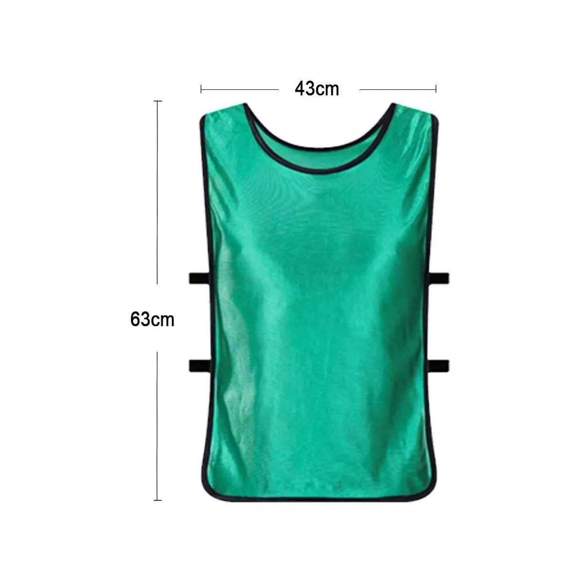 10pz Casacas Chaleco Entrenamiento Deportivo Futbol Adultos Verde Deportes.