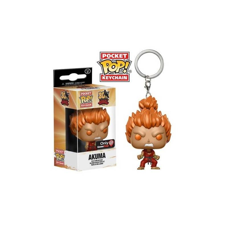 Funko Pop Llavero Keychain Figura Acción Akuma.