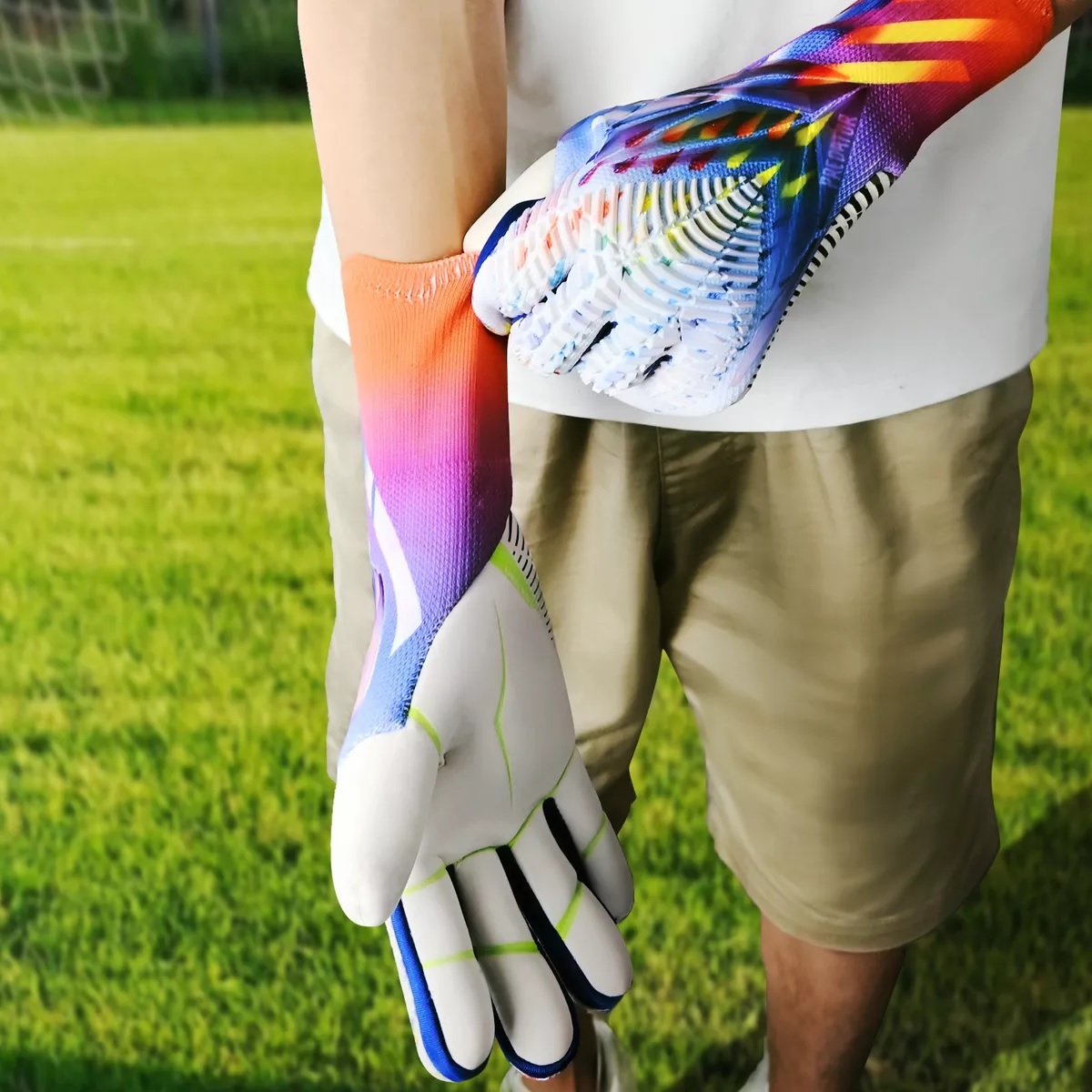 Guantes De Portero De Fútbol Respirables Antideslizante  Talla 7.