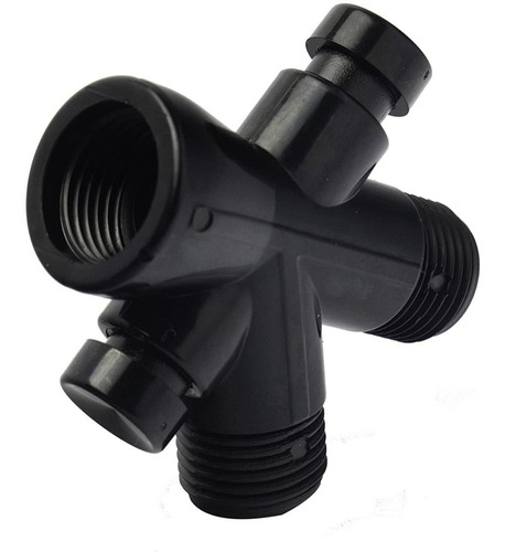 Kit Regadera 26cm Con Teléfono Y Manerales En Negro Mate.