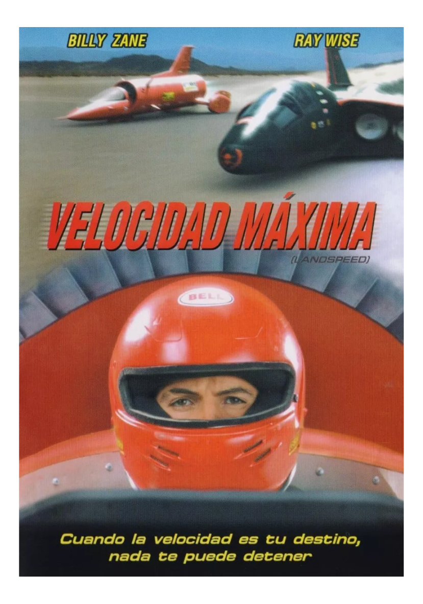 Velocidad Maxima Land Speed Billy Zane Pelicula Dvd.