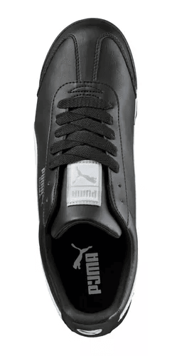 Tenis Puma Roma Basic Color Negro/Blanco.