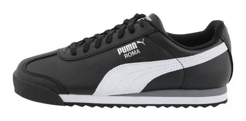 Tenis Puma Roma Basic Color Negro/Blanco.