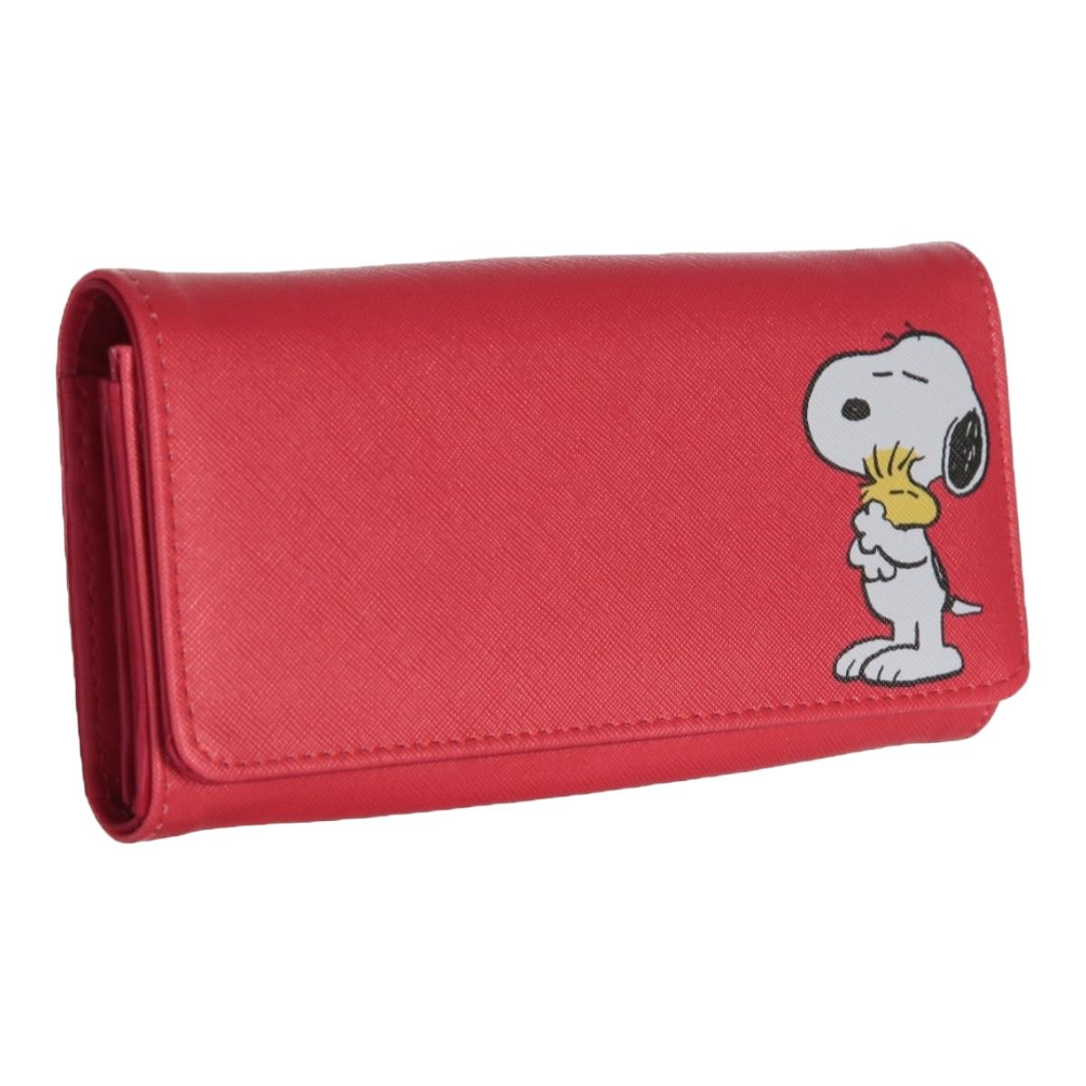 Cartera Billetera Peanuts Snoopy Para Mujer Con Cierre.