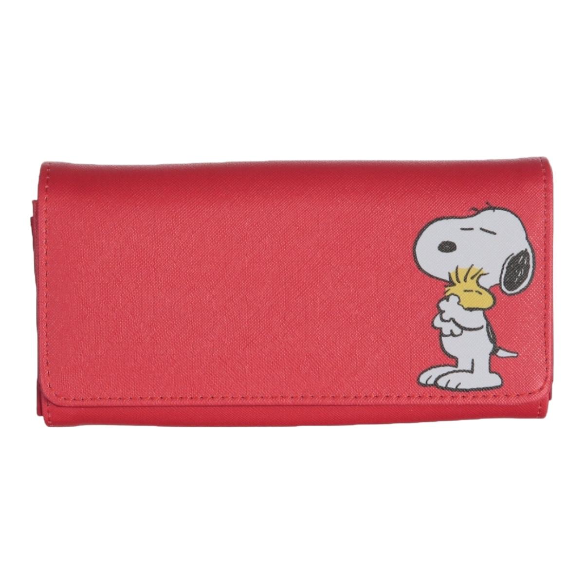Cartera Billetera Peanuts Snoopy Para Mujer Con Cierre.