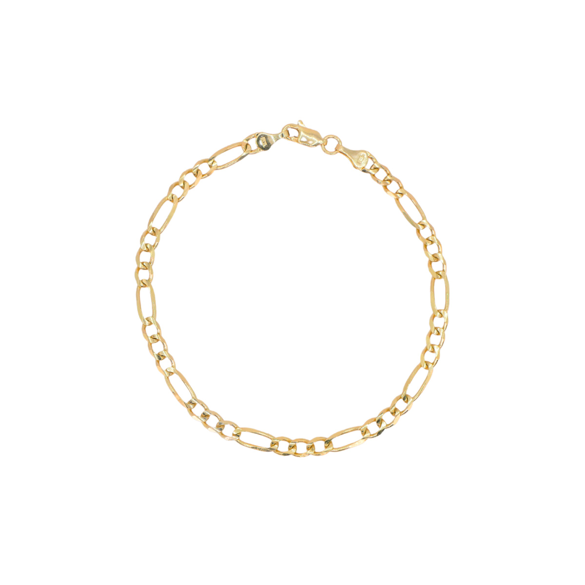 Pulso de oro 10k hombre figaro .