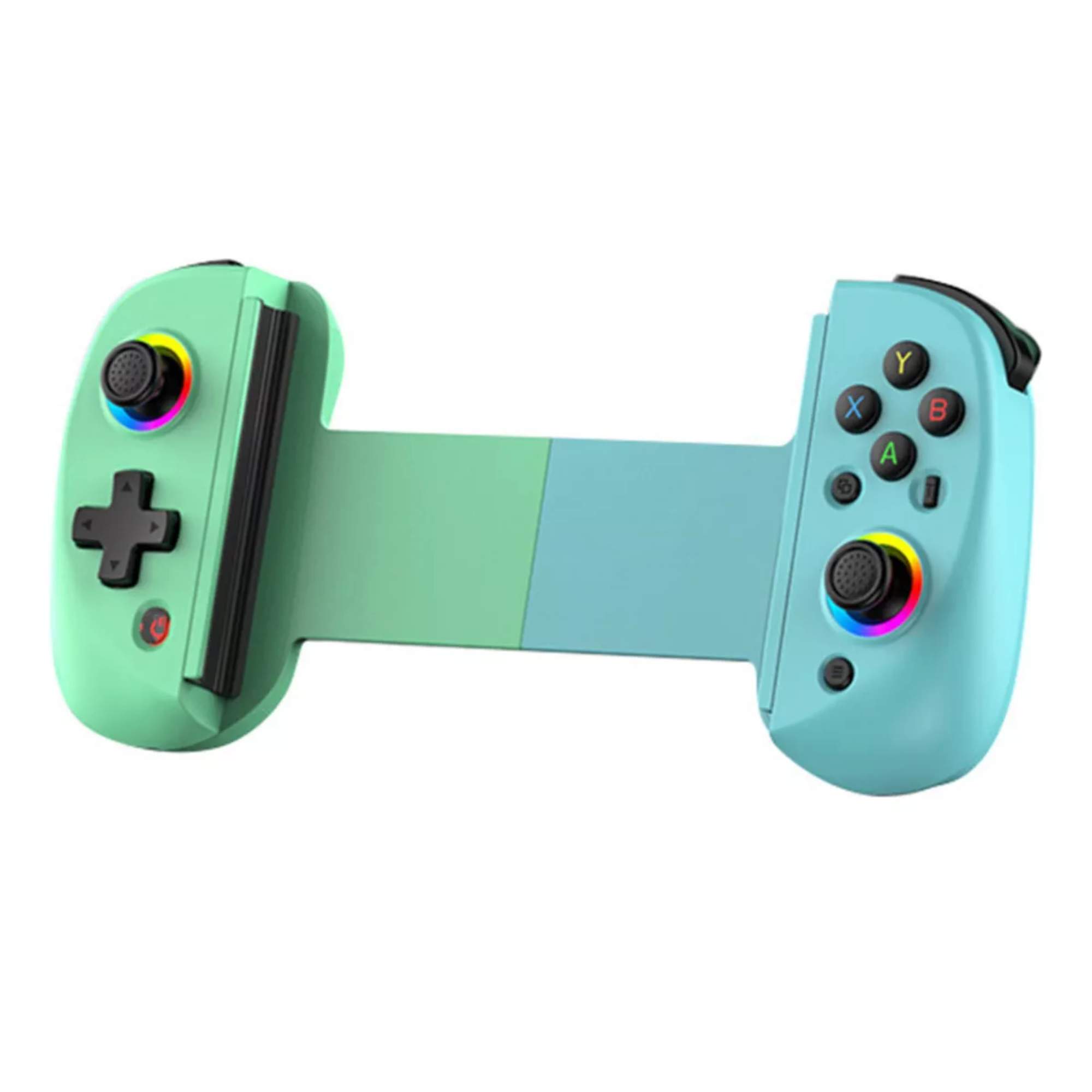 Control Joystick Gamepad Rgb Para iPhone Android Switch Color Verde Claro