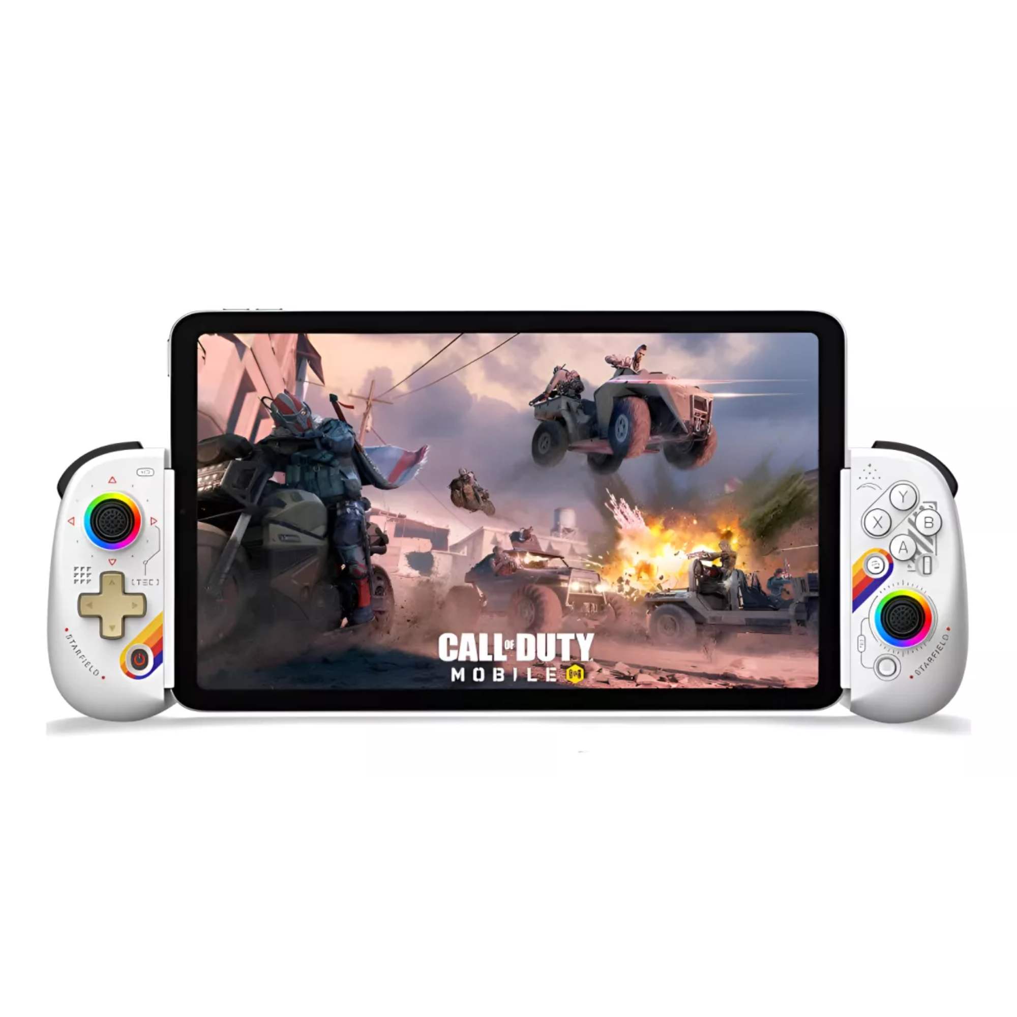 Control Joystick Gamepad Rgb Para iPhone Android Switch Color Blanco Starfield