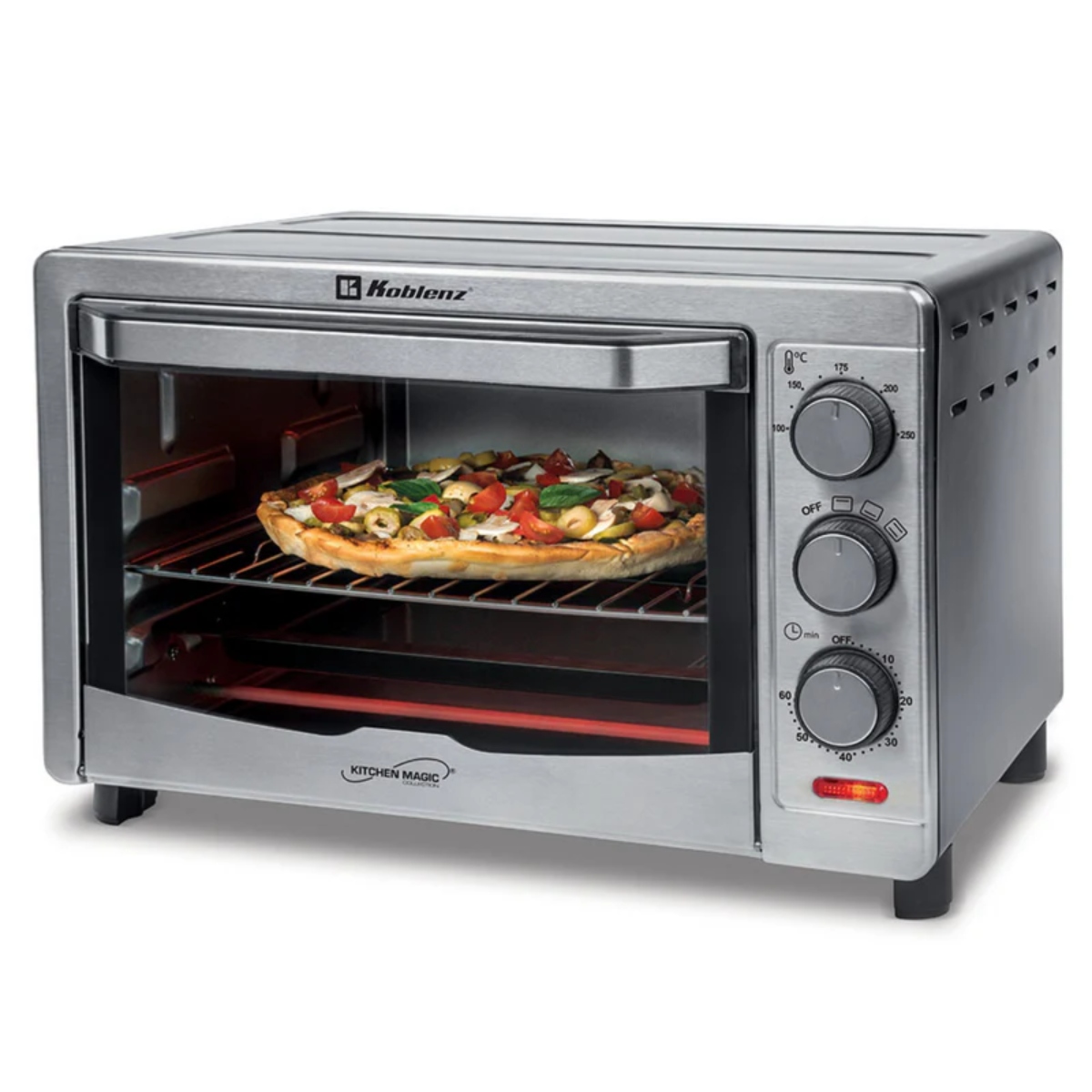 Horno Eléctrico Koblenz HKM-1500 C de Convección 24L / 9 Rebanadas 1500W ENDY7