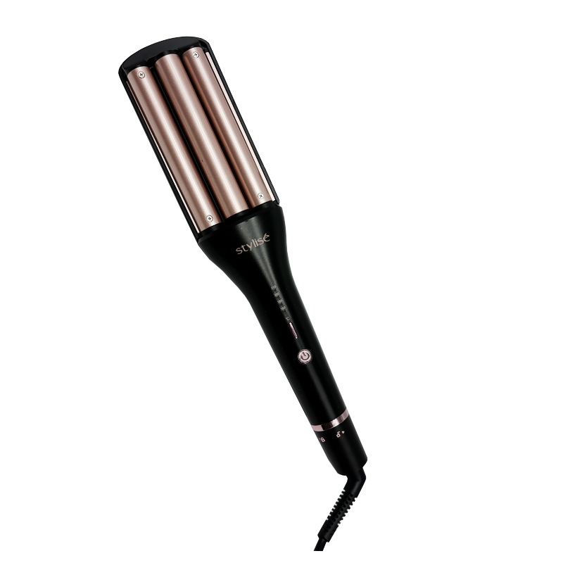 Stylisé Waflera Rizador de Cabello Profesional Negro Rosa Mod. ATC709 .