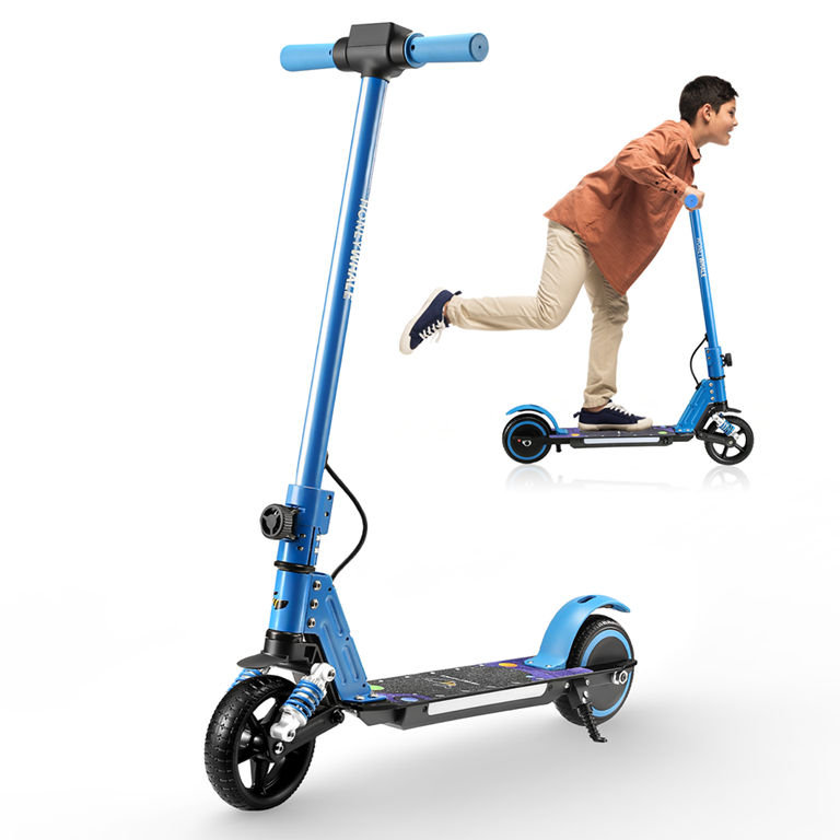 Scooter Eléctrico Infantil Honey Whale E10s Azul.