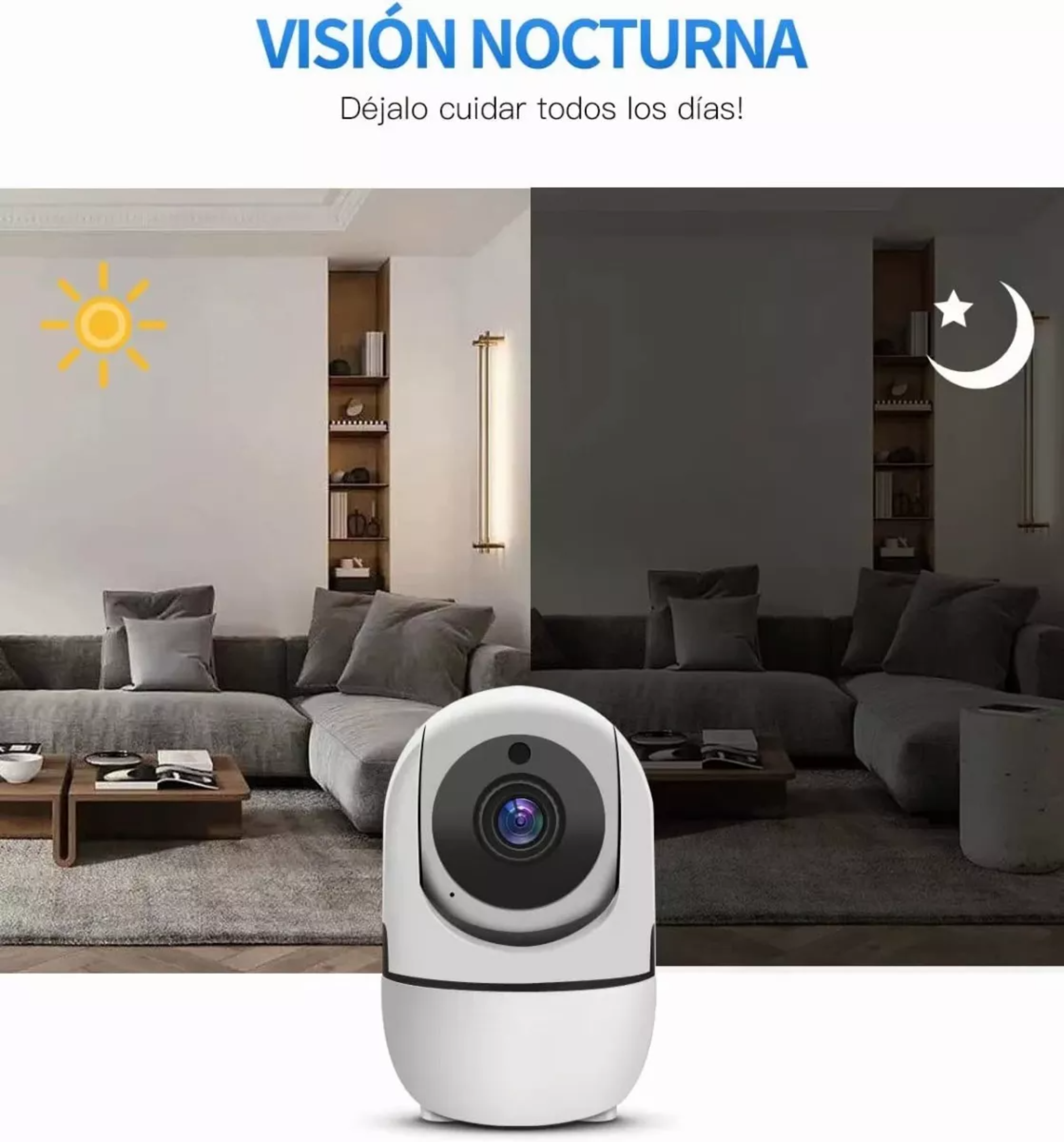Monitor Para Bebe Camara De Seguridad Y Vigilancia Wifi 1080.