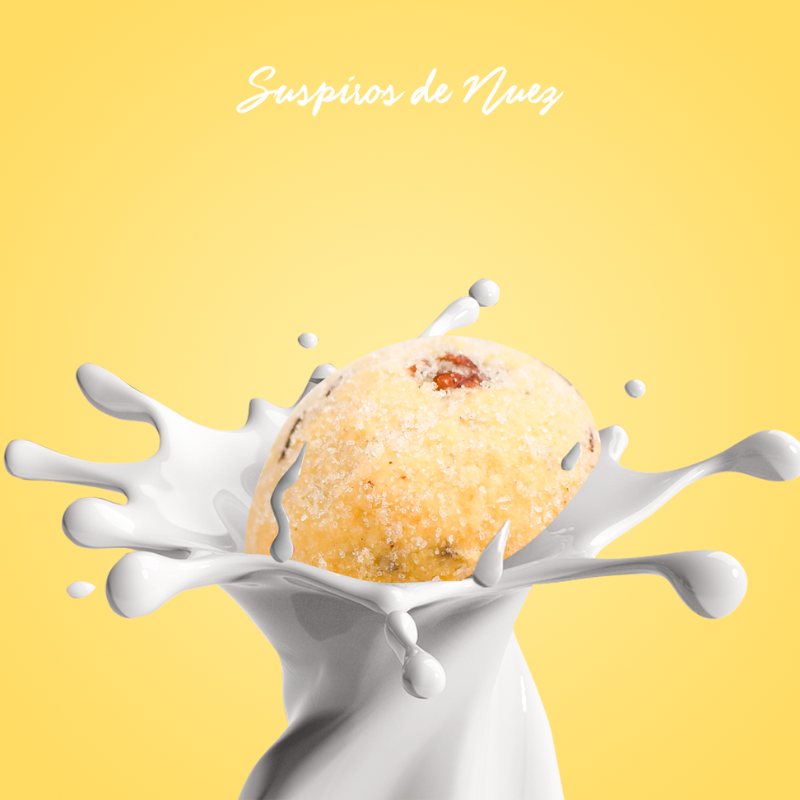 Suspiros de Nuez - Galletas De Nuez Gourmet - 100% Naturales - 240g
