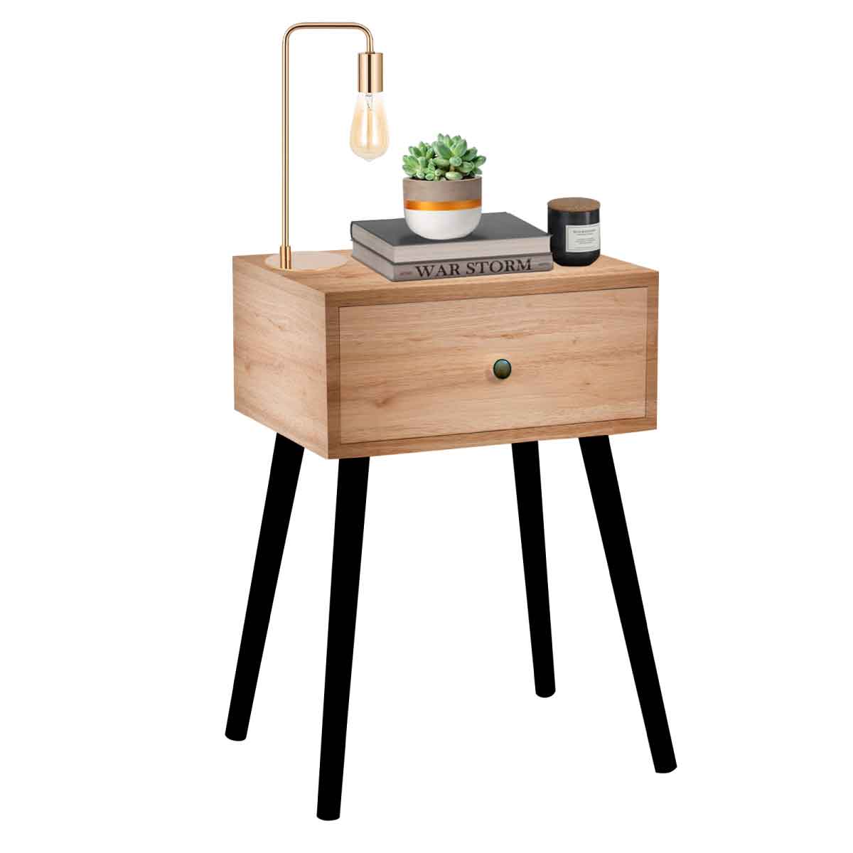 Buro Para Recamara Mesa de Noche Moderno minimalista.