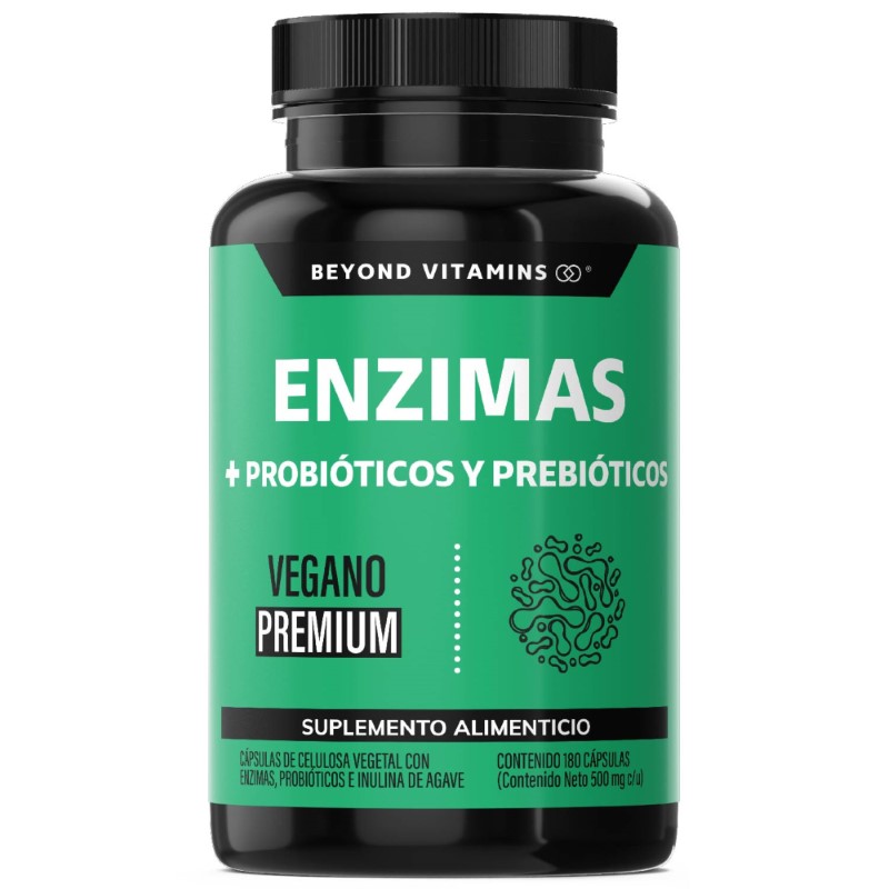 Suplemento Alimenticio Beyond Vitamins Enzimas Digestivas + Probióticos 180 cápsulas