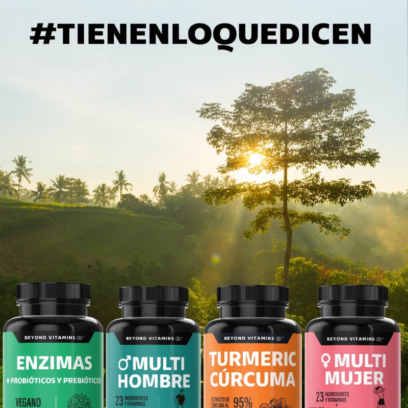 Suplemento Alimenticio Beyond Vitamins Enzimas Digestivas + Probióticos 180 cápsulas