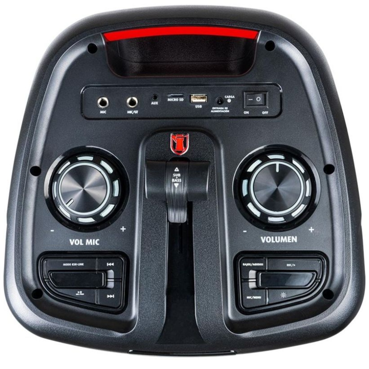 Bafle Recargable Kaiser MSA 2028 2X8" 7800 Watts / Luces Led ALBY*