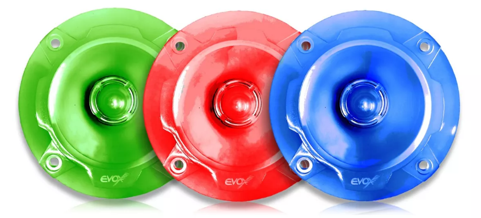 Tweeter Horn RGB Evox EVX-TWRGB8 4 Pulg 250W RMS 8 Ohms PAR