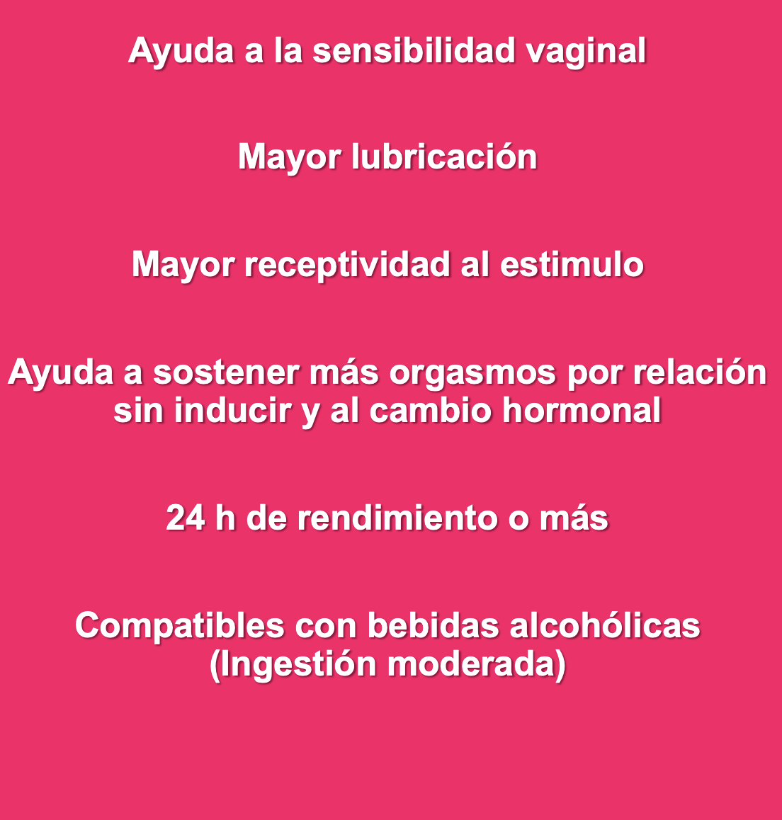 4 Tabletas Poder Total Femenino Natural 2 piezas