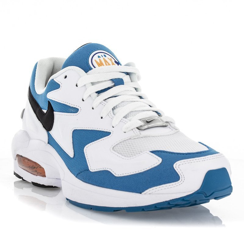 Tenis Nike Modelo Air Max 2 Light Color Blanco/Azul Para Dama