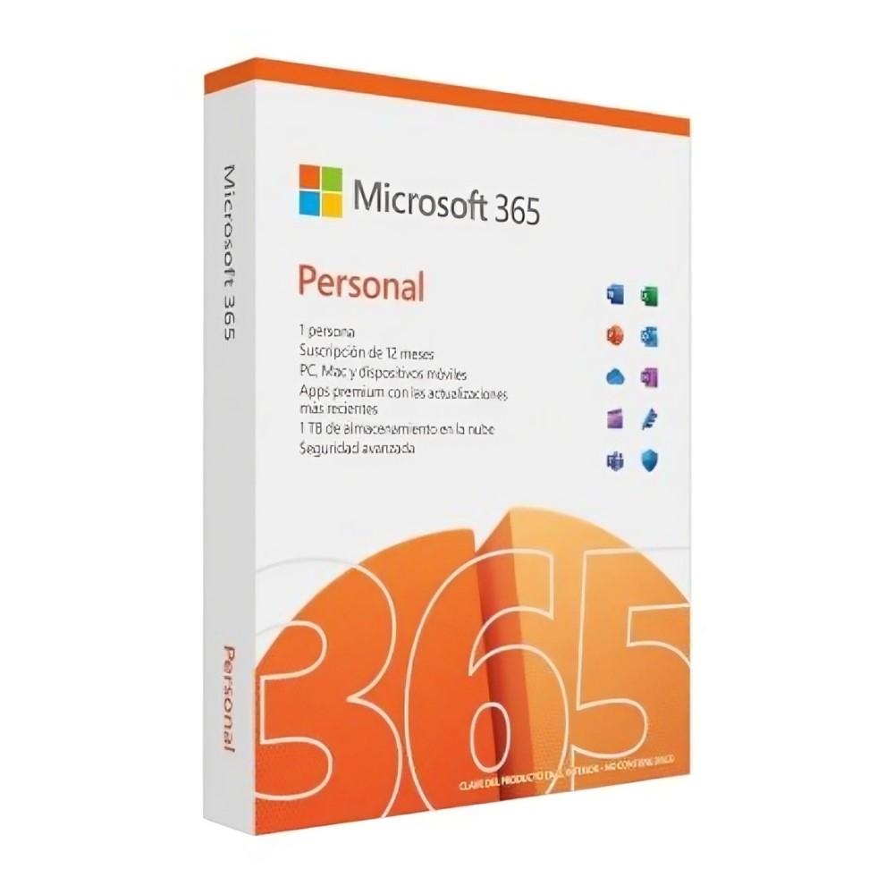 Microsoft 365 Personal | Suscripción de 12 meses, 1 persona 1 TB de almacenamiento en la nube