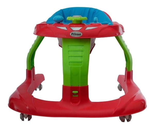 Andadera Para Bebe Prinsel Apolo 2 En 1 Andador Rojo