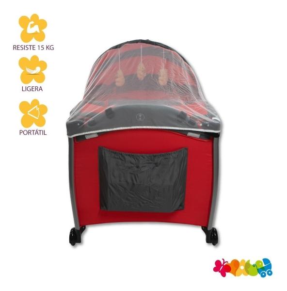 Cuna Corral Para Bebé Trendy Kids K500 Mosquitero Y Musical Gris