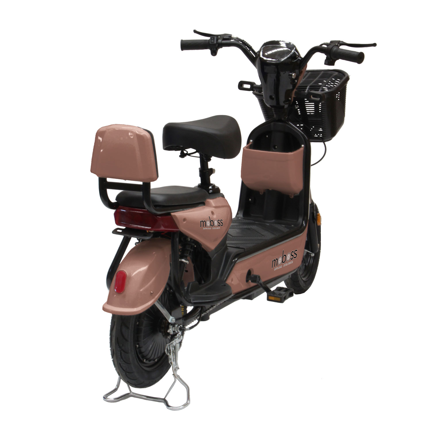 Bicicleta Eléctrica Urbana Moboss ZM400 Rosa Gold 350W 25 km/h