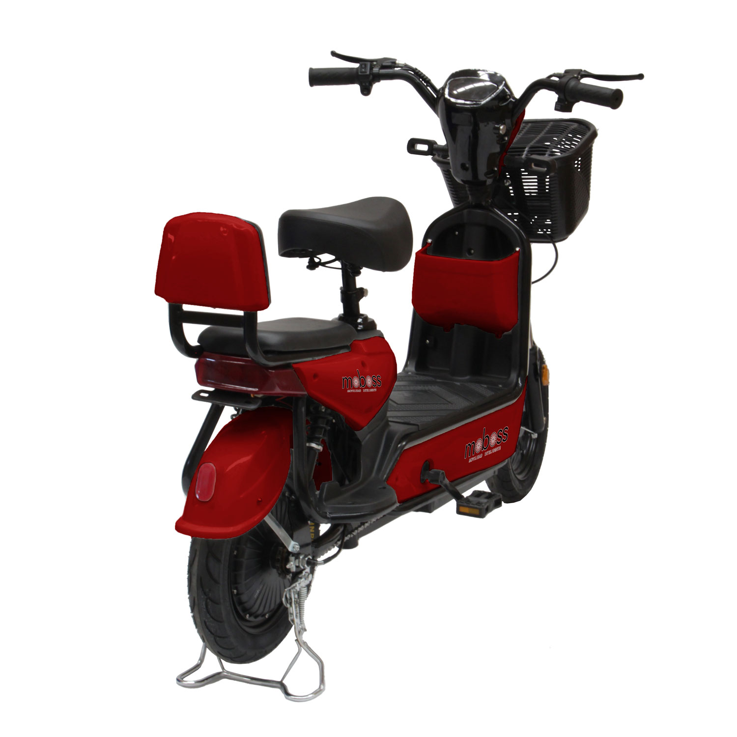 Bicicleta Eléctrica Urbana Moboss ZM400 Rojo 350W 25 km/h