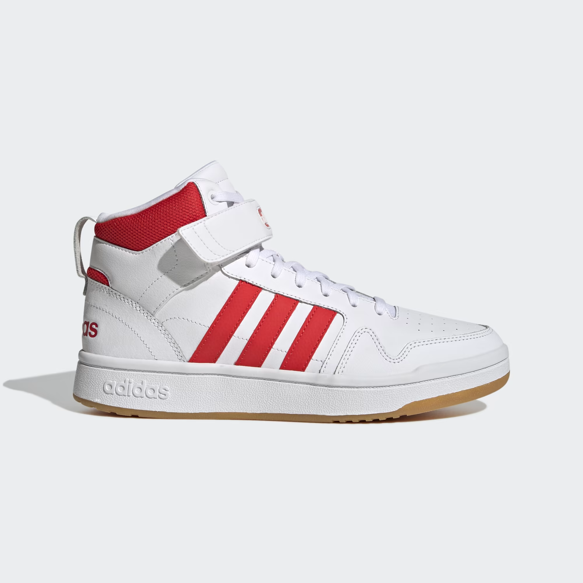 Tenis Adidas Postmove De Hombre Blanco Rojo 100% Original 