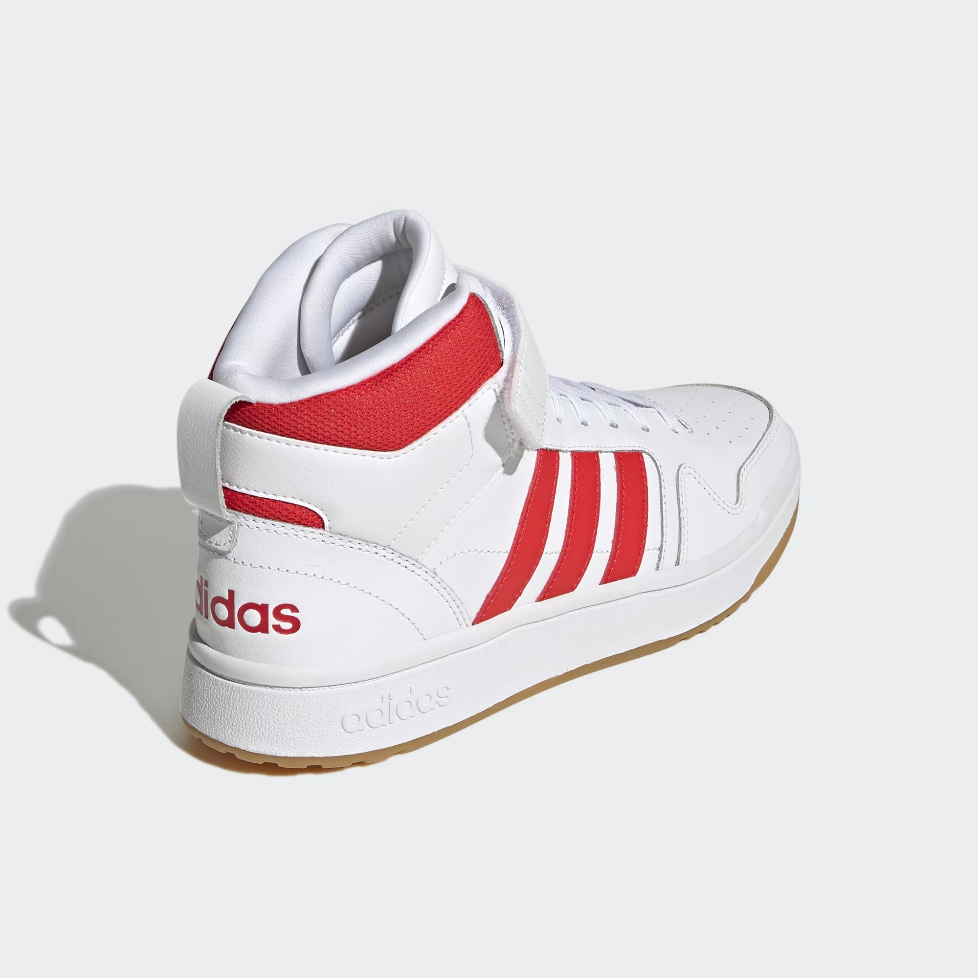Tenis Adidas Postmove De Hombre Blanco Rojo 100% Original 