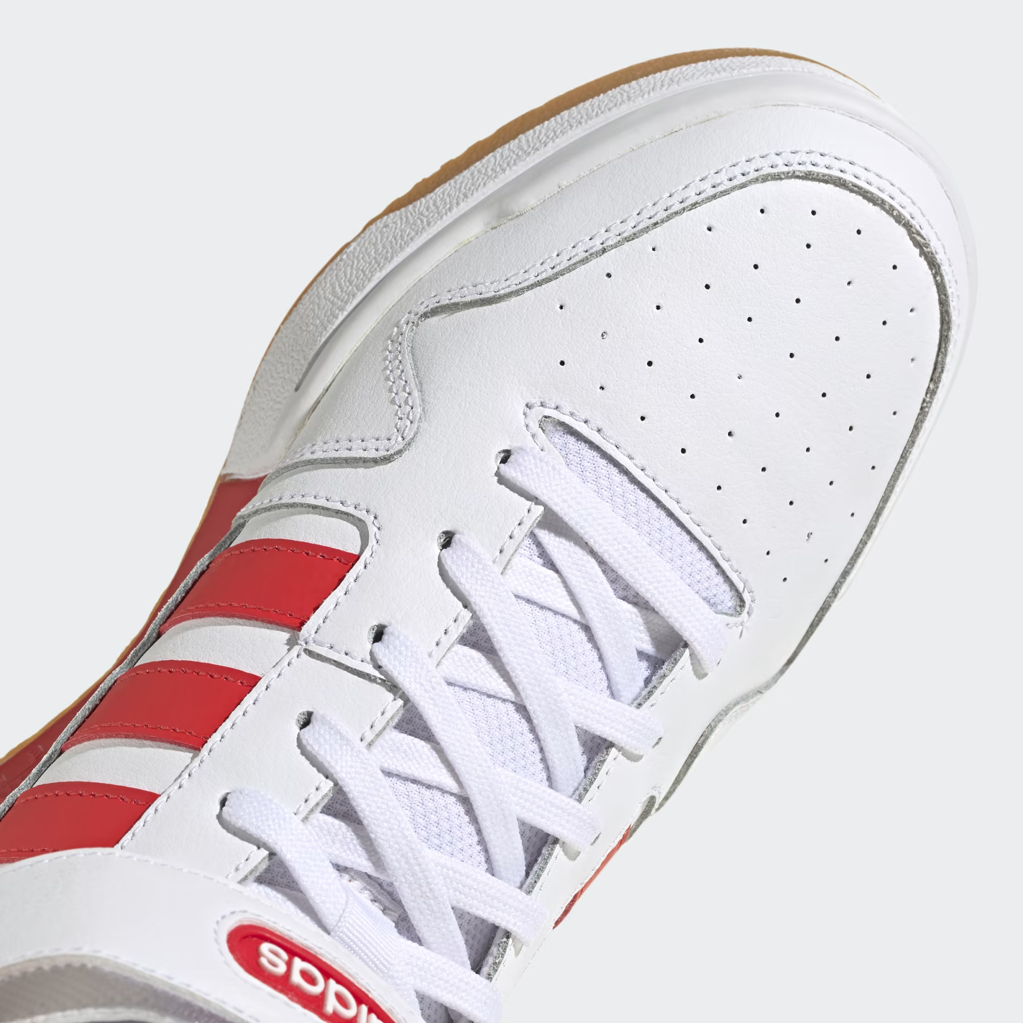 Tenis Adidas Postmove De Hombre Blanco Rojo 100% Original 