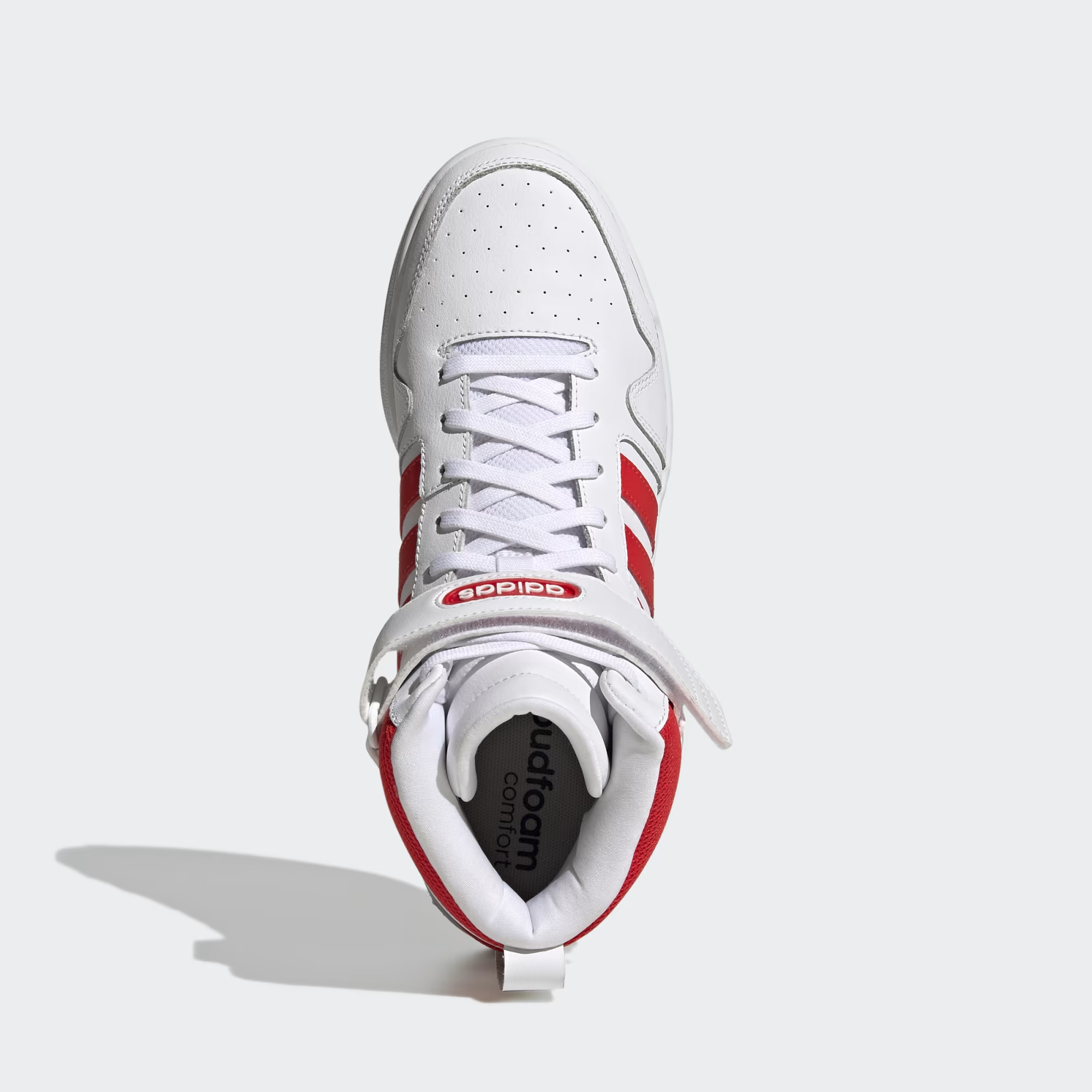 Tenis Adidas Postmove De Hombre Blanco Rojo 100% Original 