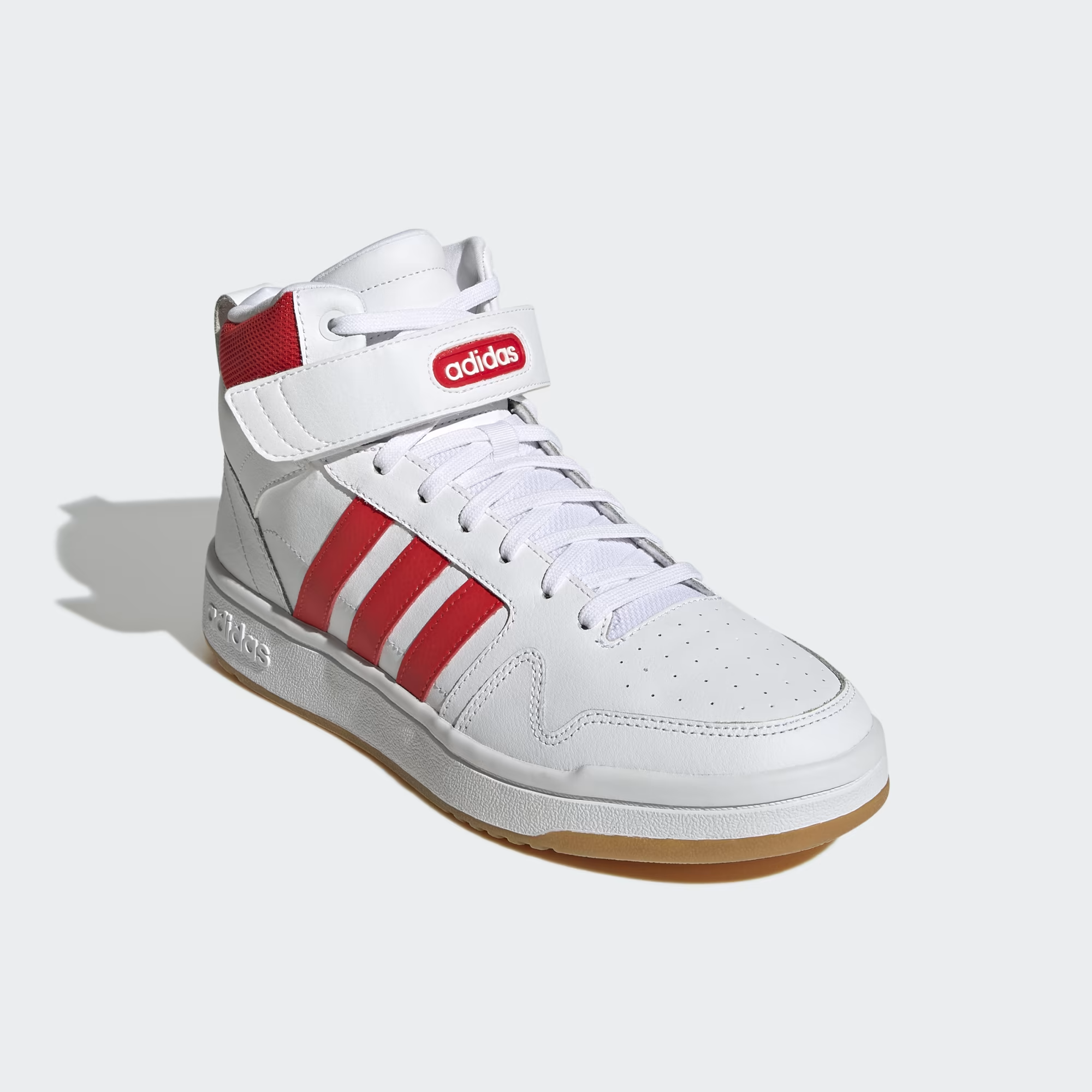 Tenis Adidas Postmove De Hombre Blanco Rojo 100% Original 