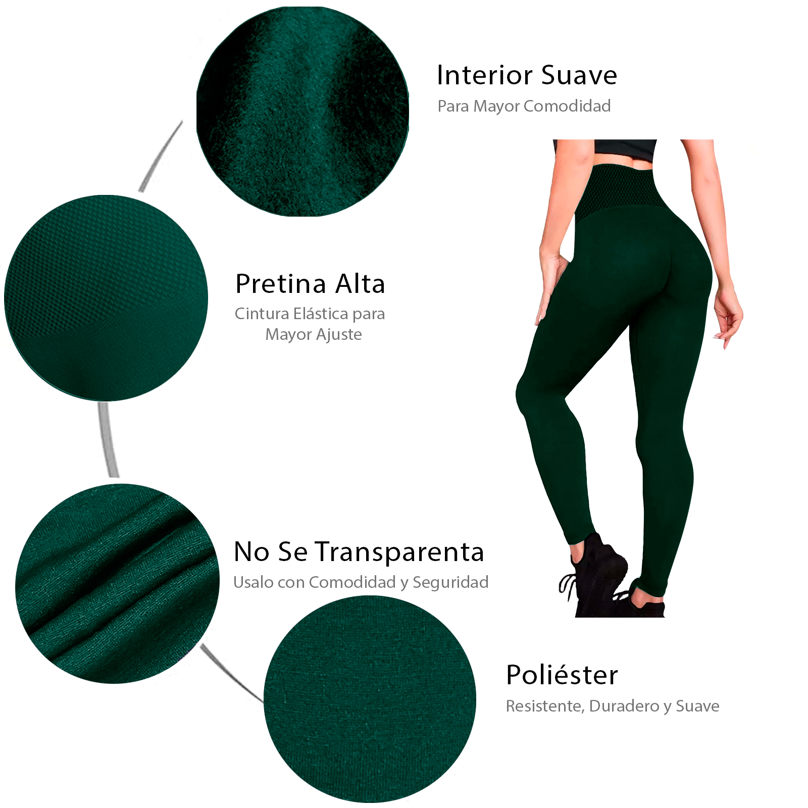 Leggings Termico Mujer, Cintura Alta, Unitalla, Afelpaddo, Pantalones de Yoga, Estirable, Pilates, Gimnasio, Atletismo