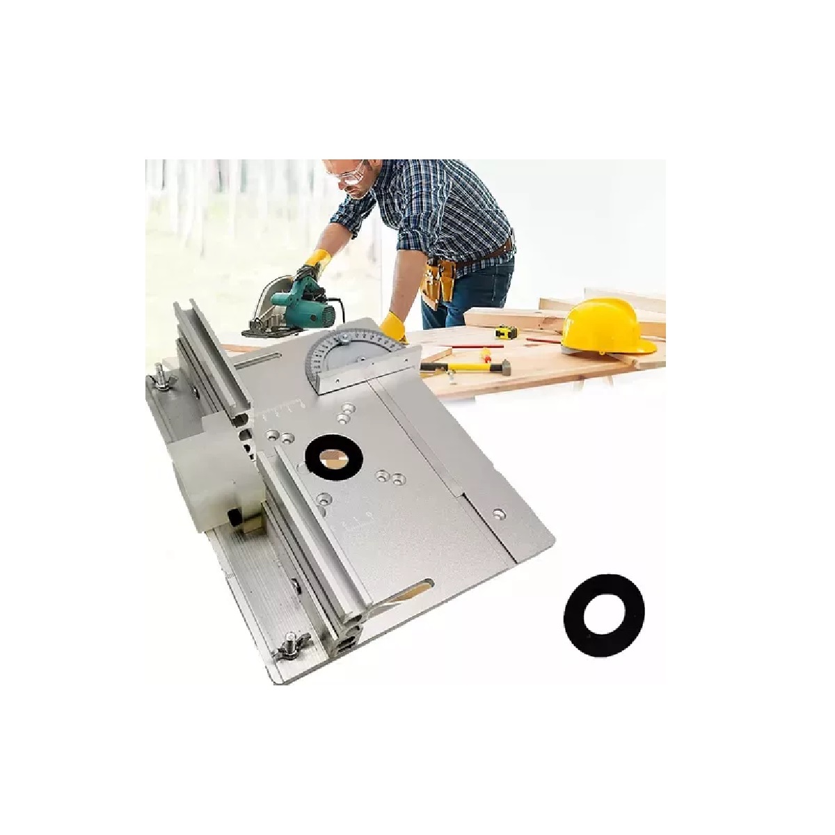 Mesa Router Multifuncional Inserto Placa Carpinteria