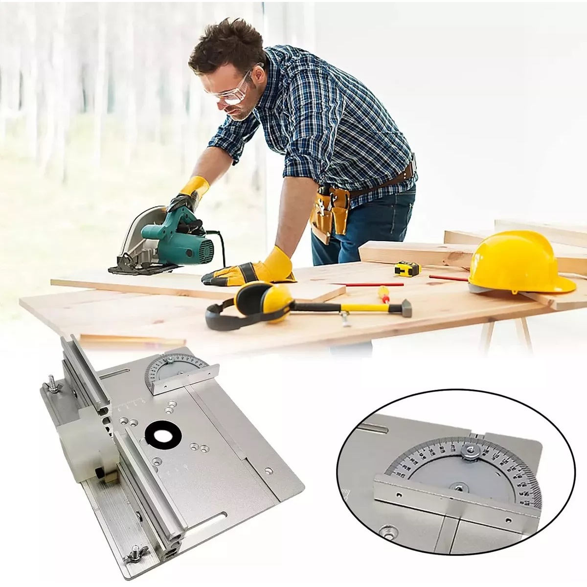 Mesa Router Multifuncional Inserto Placa Carpinteria