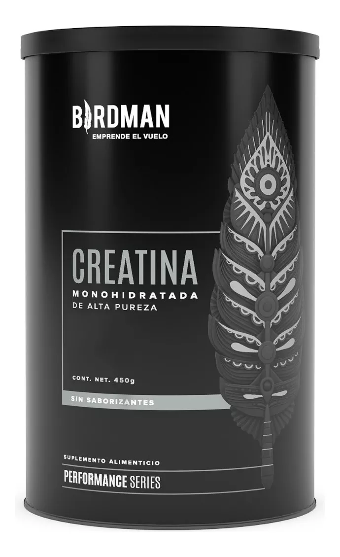 Birdman Creatina Monohidratada En Polvo 450g Sabor Natural