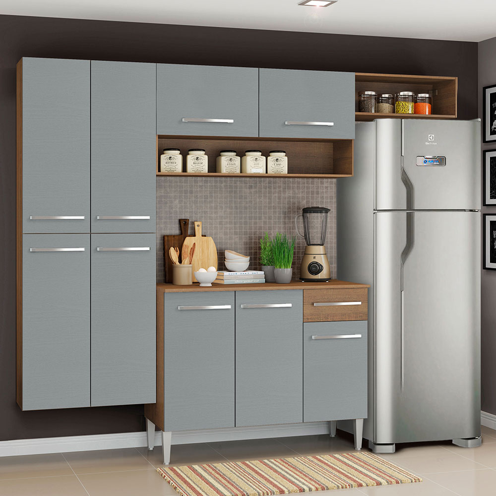 Cocina Integral Completa Modular Madesa Emilly Fit 229cm MG