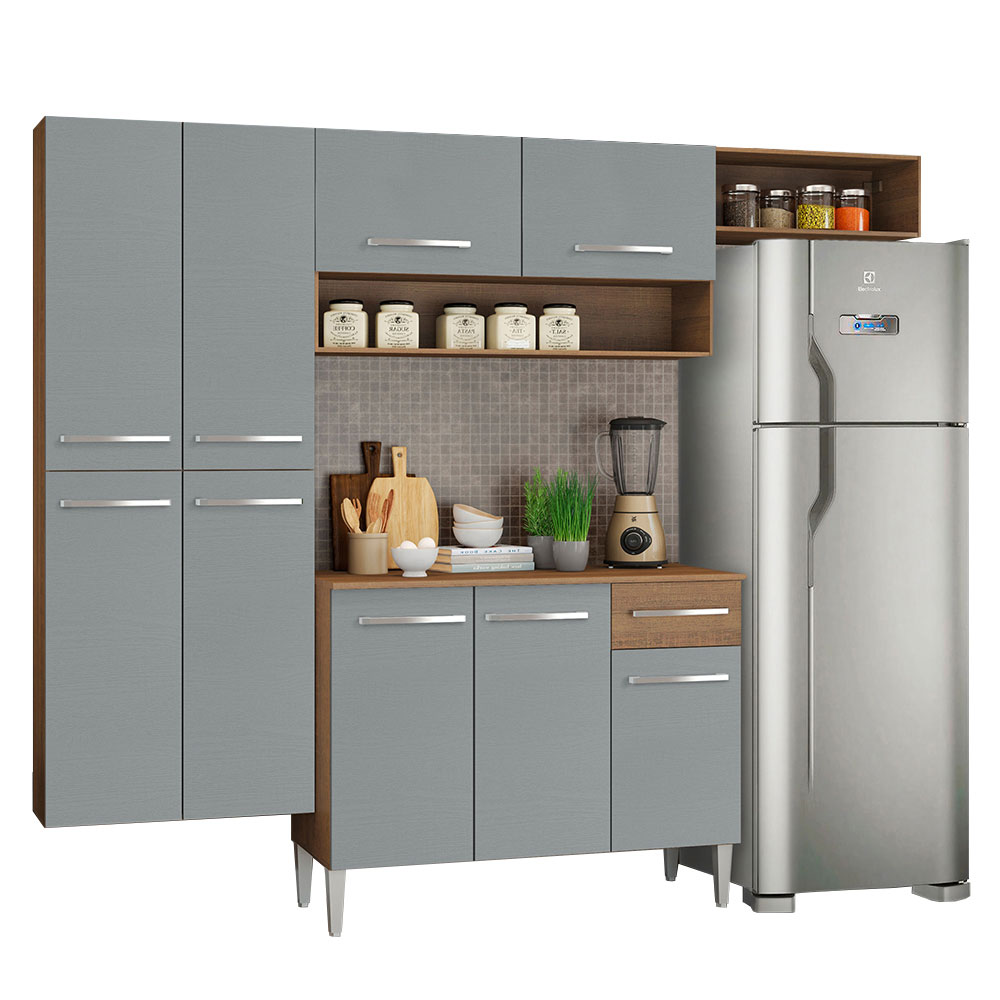 Cocina Integral Completa Modular Madesa Emilly Fit 229cm MG