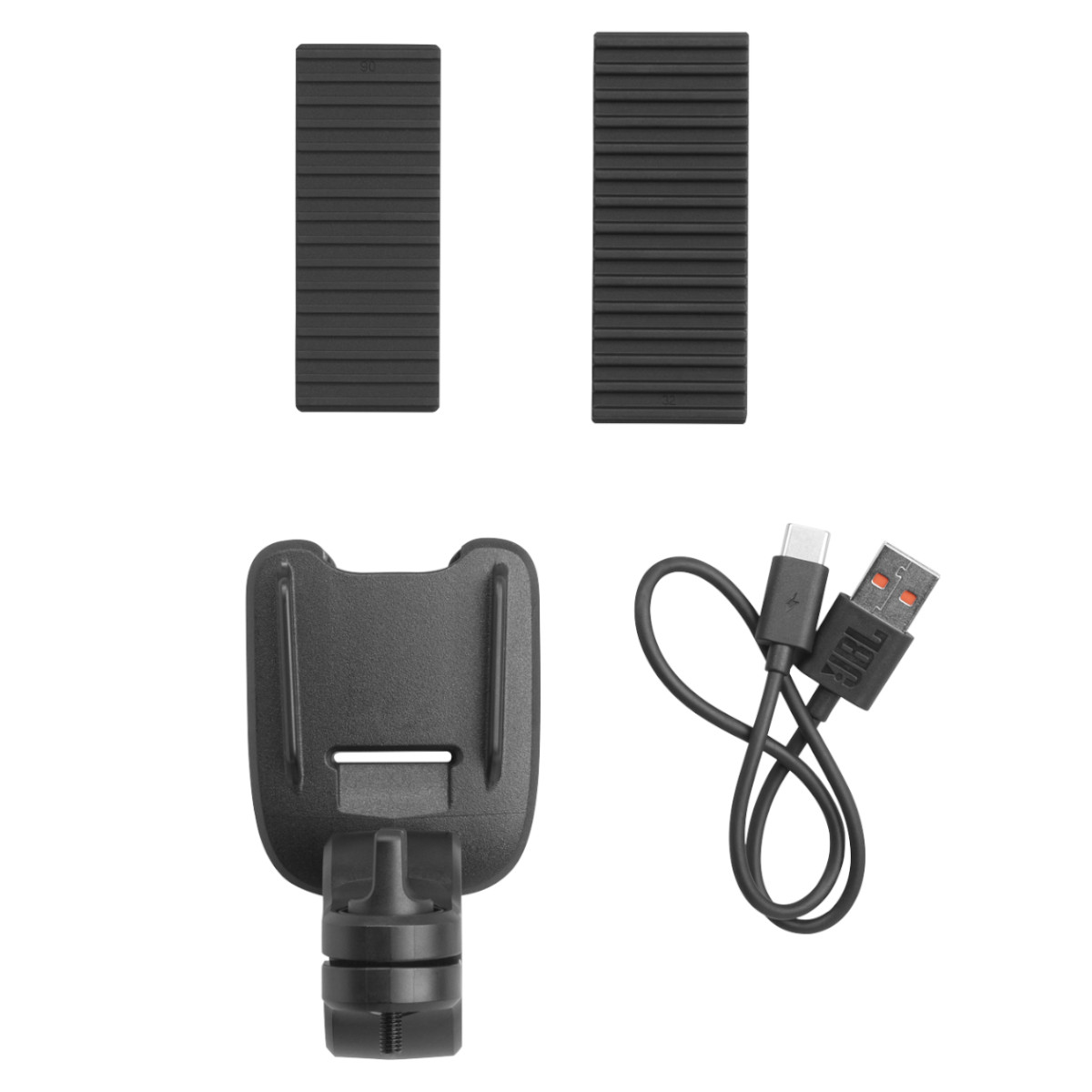 Bocina JBL Wind 3 Bluetooth SD Radio FM para Bicicleta Moto Negro/Naranja