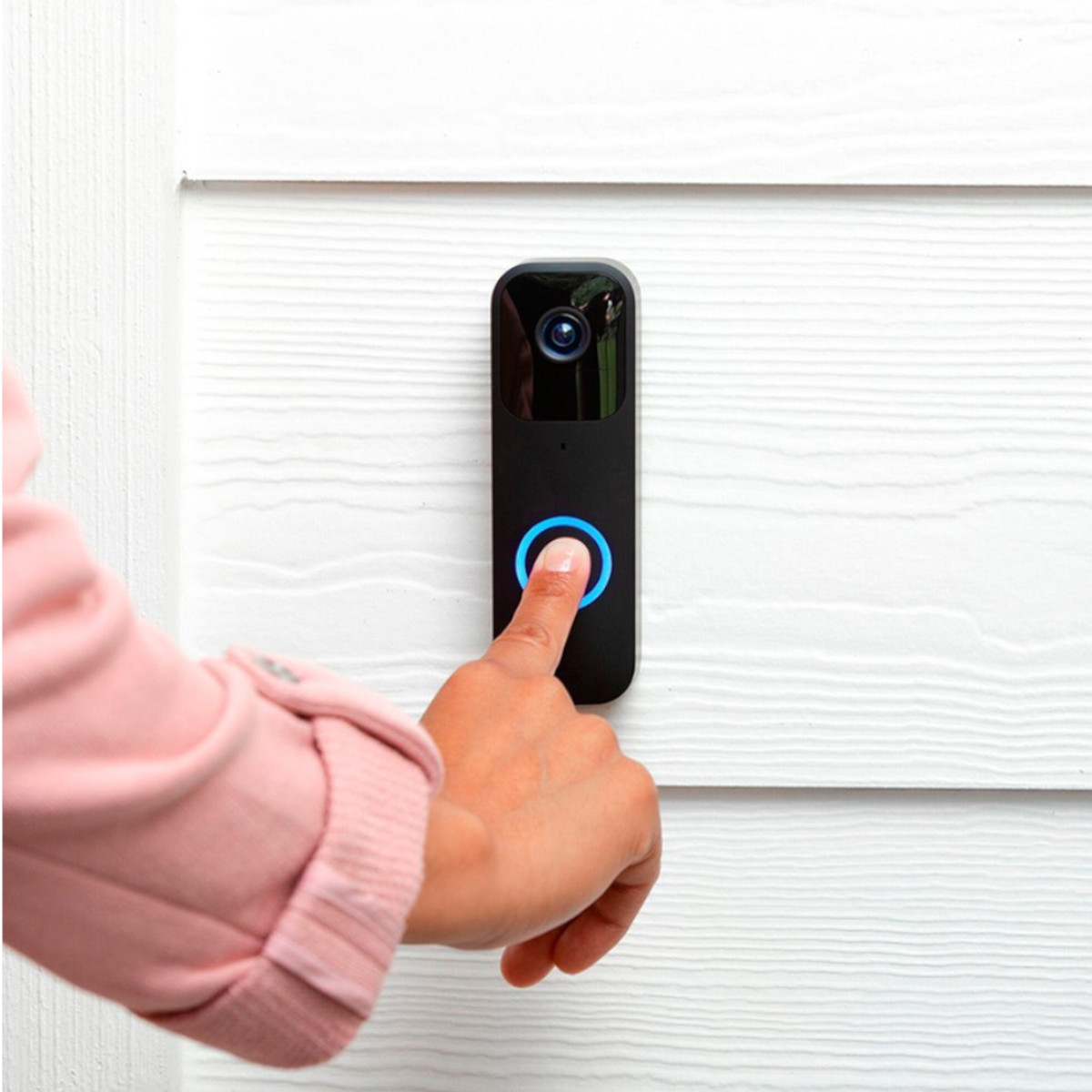 Timbre Blink Video Doorbell + Modulo Sync 2 Alexa Negro